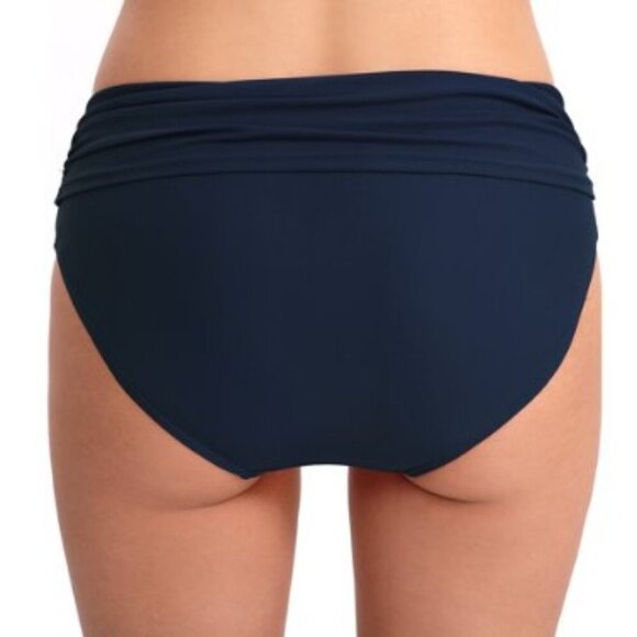 RUCHED TUMMY CONTROL BIKINI SWIM BOTTOMS (Runs smaller than tag) - Picture 2 of 11